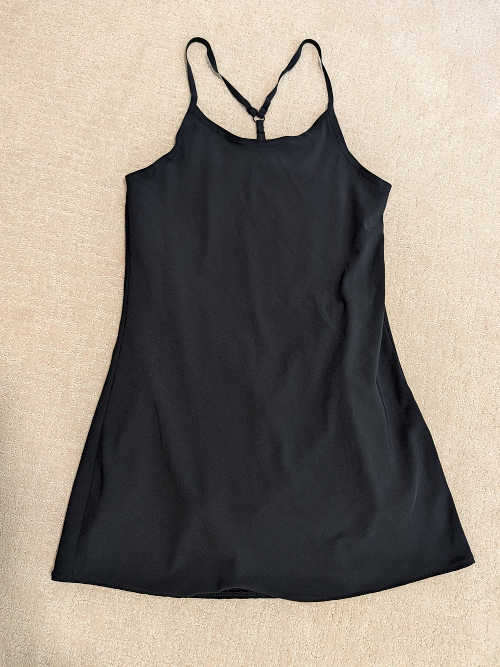 Kids Outdoor Voices Black Mini Athletoc Dress with Builtin Shorts Size XL 14/16